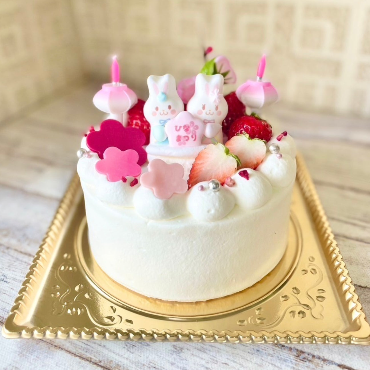 【限定】うさひな　4号サイズ（12cm）